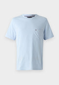 Tommy Hilfiger ESSENTIAL SOLID POCKET TEE - Basic T-shirt - breezy blue