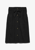 Vero Moda VMVILJA Corduroy High waist Midi - A-line skirt - black