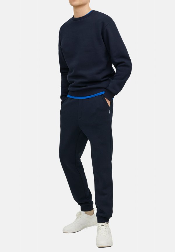 Jack & Jones 2ER PACK BRADLEY - Sweatshirt - schwarz   dunkelblau