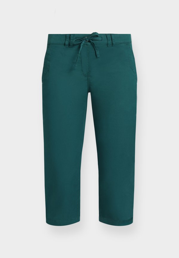 TOM TAILOR TTTAPERED RELAXED CAPRI - Trousers - deep meadow green