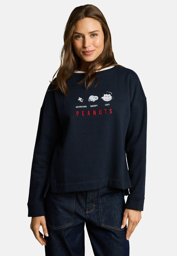 TOM TAILOR LOOSE FIT SWEATSHIRT MIT SNOOPY-PRINT - Sweatshirt - sky captain blue