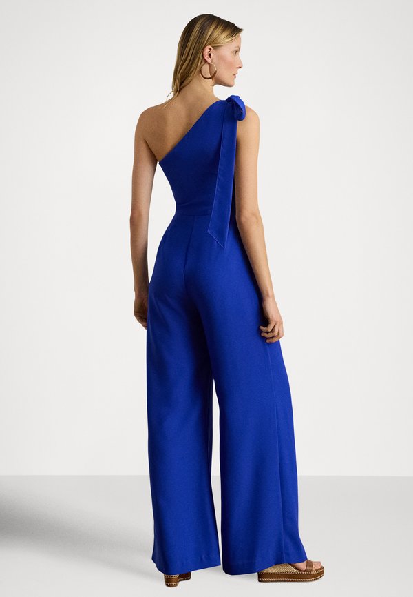 Lauren Ralph Lauren BOW TRIM CREPE ONE-SHOULDER JUMPSUIT