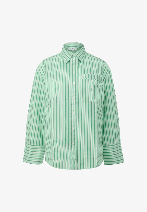 s.Oliver Button-down blouse - minze