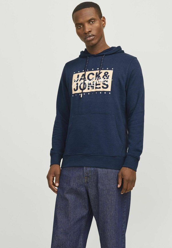 Jack & Jones Printed - Hoodie - navy blazer