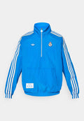 adidas Originals REAL MADRID ICON HALF ZIP JACKET - Club wear - bluebird/white
