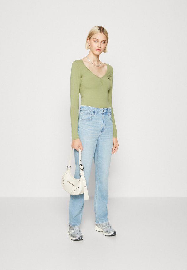 Cotton On LOLA ROUCHED FRONT LONG SLEEVE TOP