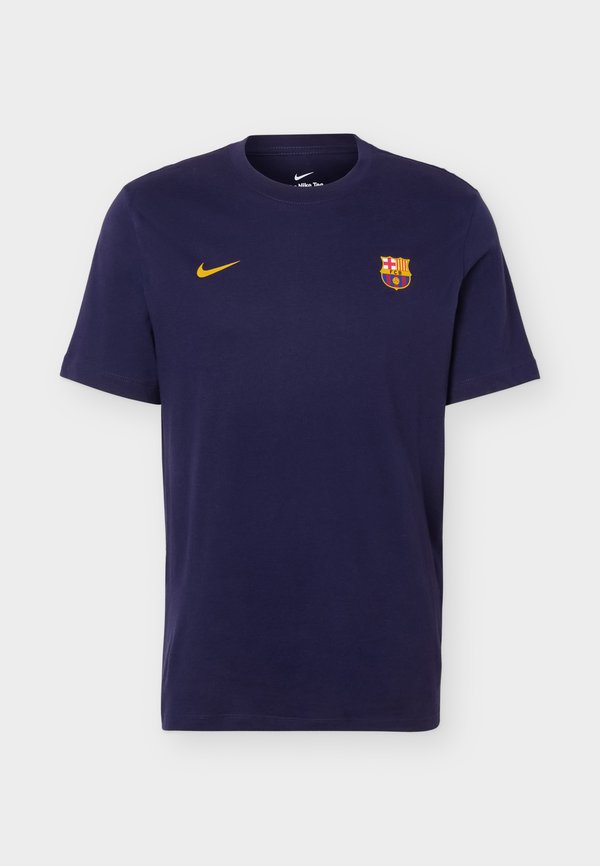 Nike Performance FC BARCELONA CREST ESSENGLANDIAL TEE - Club wear - blackened blue