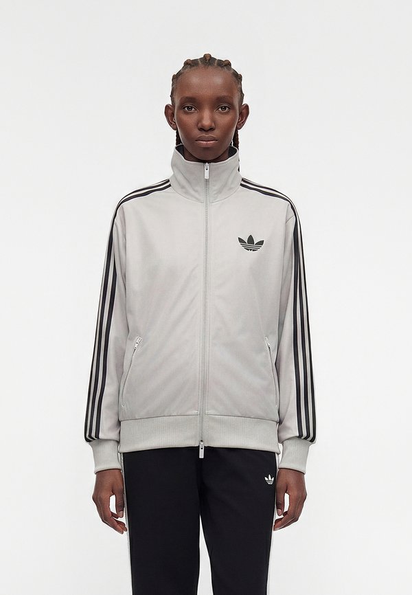 adidas Originals FIREBIRD LOOSE - Zip-up sweatshirt - grey two/black