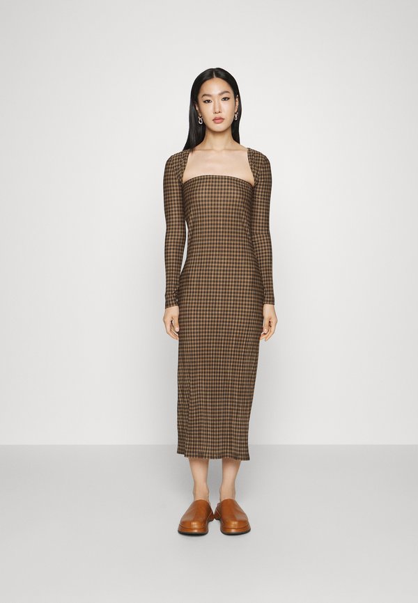 ROKH DRESS WITH DETACHABLE SLEEVE