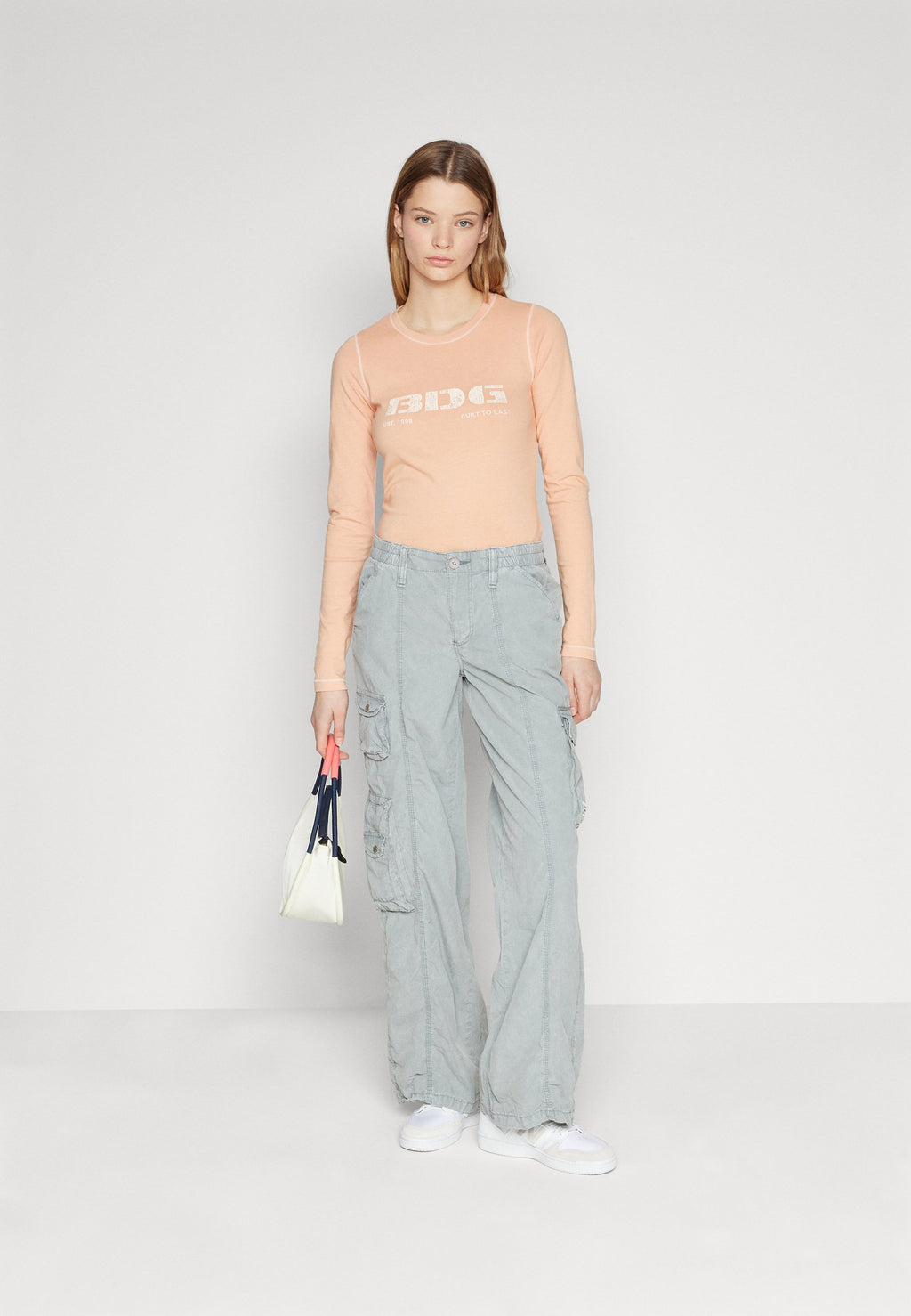 BDG Urban Outfitters STENCIL LOGO BABY TEE