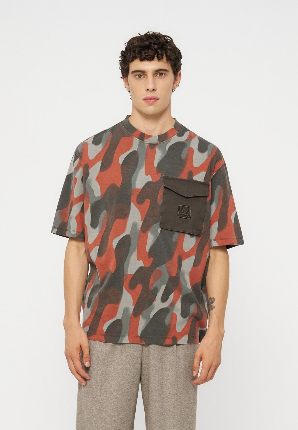 Armani Exchange T-Shirt print Media 1