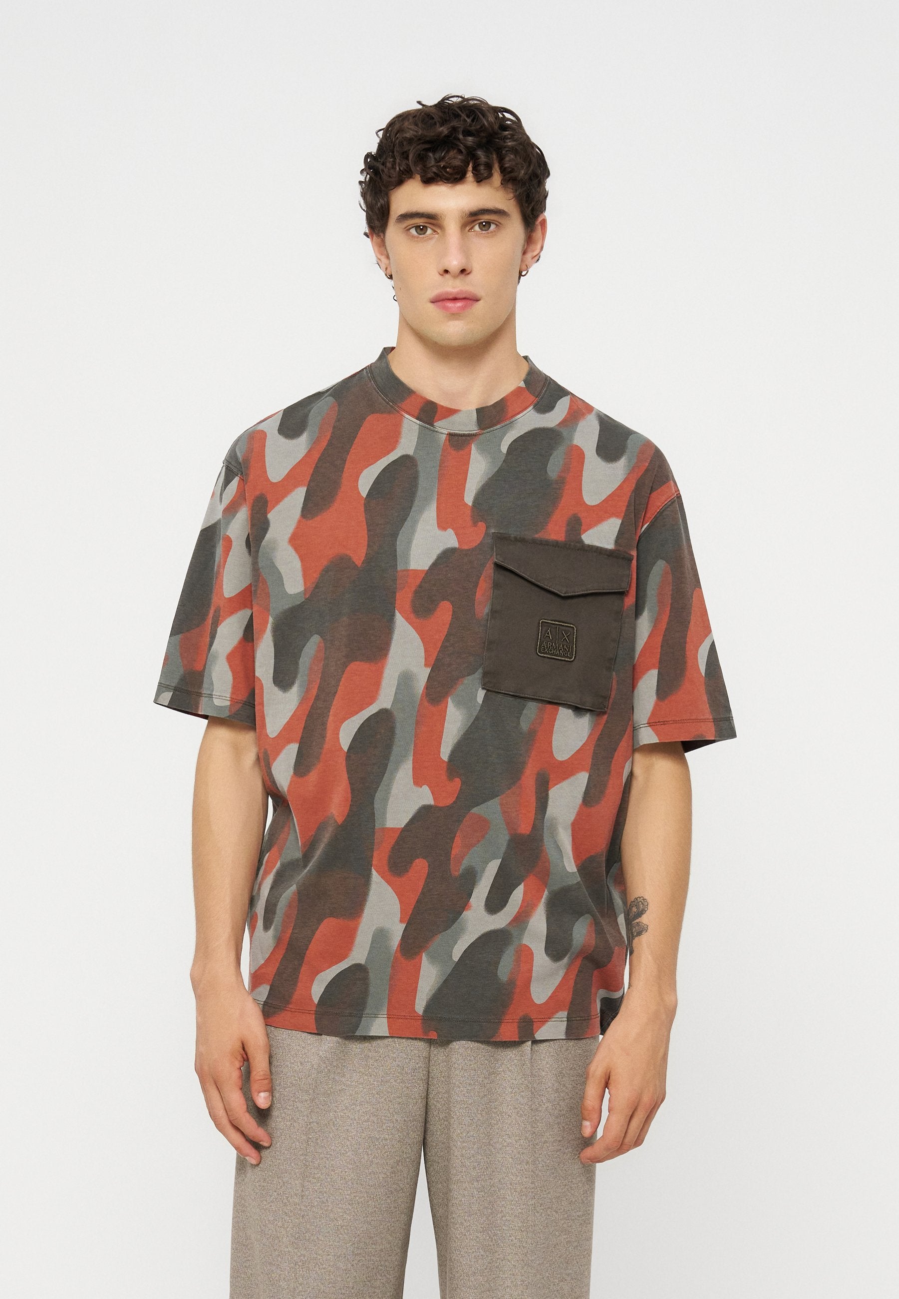 Armani Exchange T-Shirt print Media 1