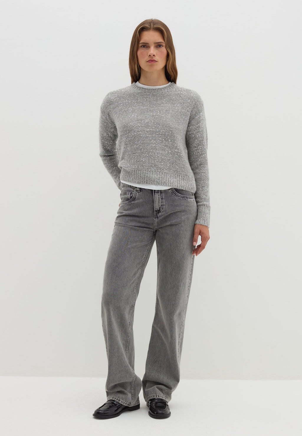 Stefanel MOHAIR WITH MICRO SEQUINS