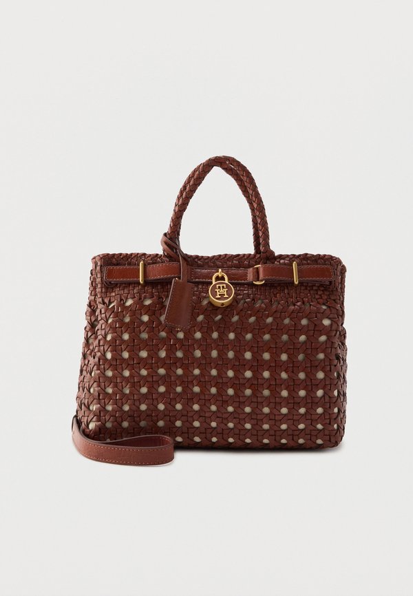 Tommy Hilfiger AMERICAN ICON MINI - Handbag - tan