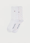 Tommy Hilfiger WOMEN SOCK 2 PACK - Socks - pink/white