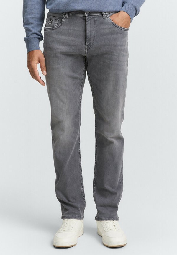 TOM TAILOR TTJOSH REGULAR SLIM FIT - Straight leg jeans - grey denim
