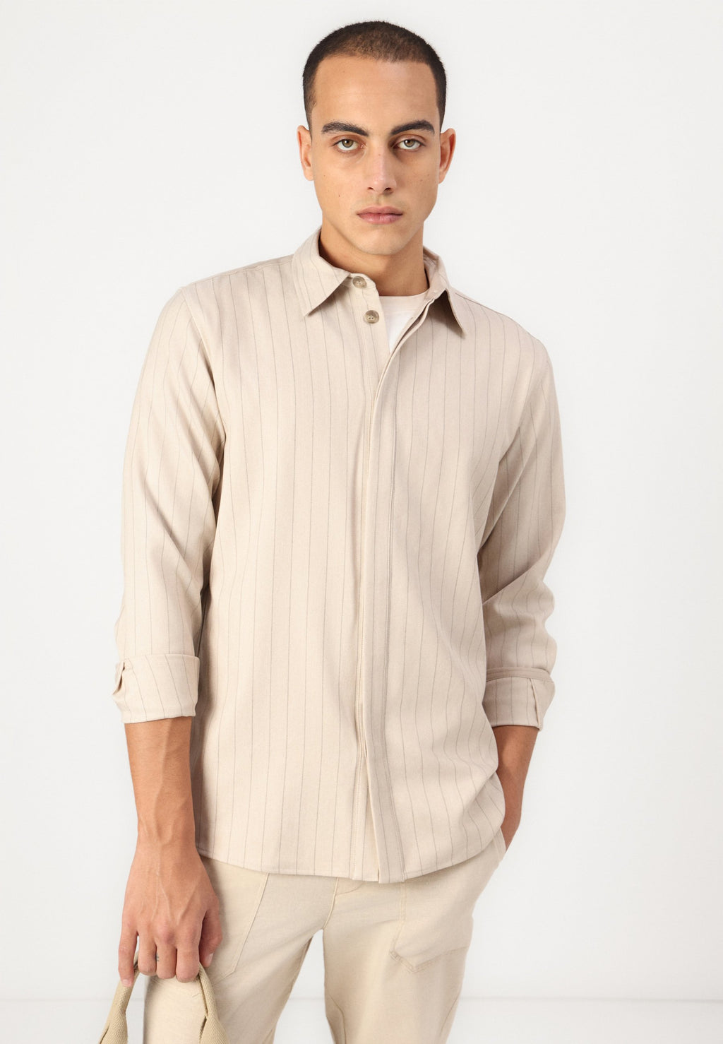 Bruuns Bazaar APRICOT BRENT SHIRT