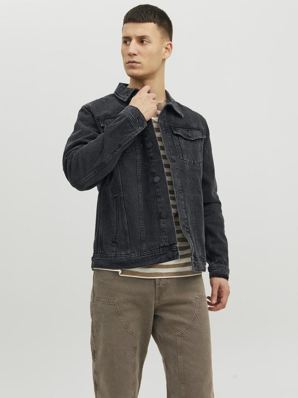 Jack & Jones Denim Denim - Denim jacket - black denim