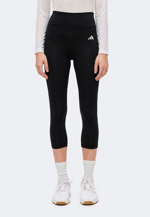 adidas Performance OPTIME ESSENTIALS STASH - 3/4 sports trousers - black