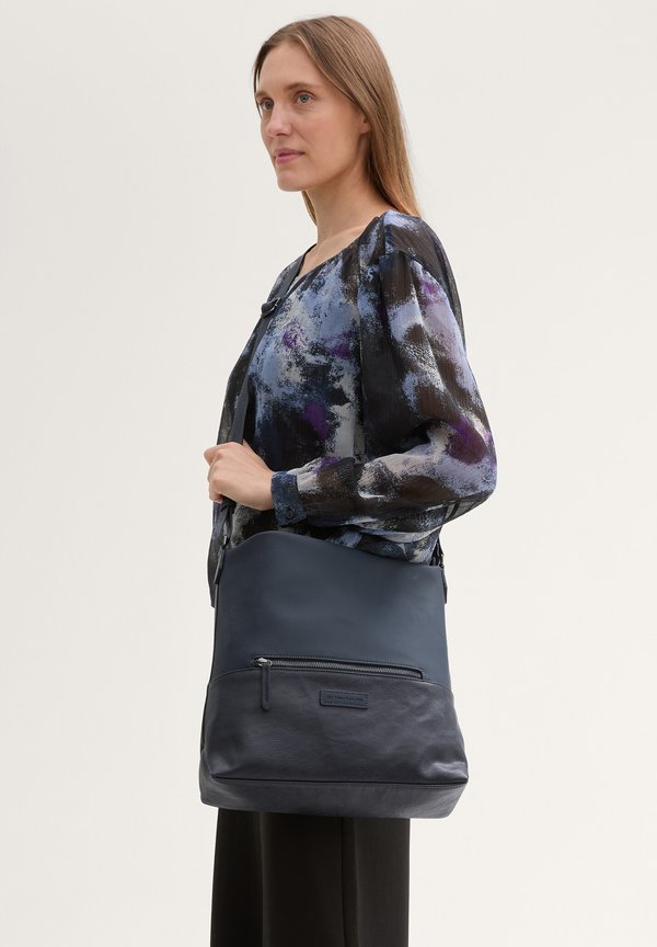 TOM TAILOR GIA HOBO BAG M - Cross body bag - dark blue