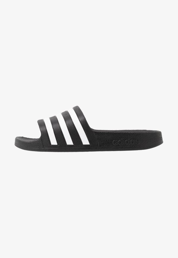 adidas Sportswear ADILETTE AQUA - Pool slides - core black/footwear white
