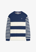 Tommy Hilfiger RELAXED CREW NECK - Jumper - big brt stp dark night