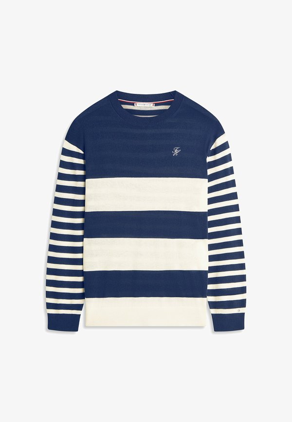 Tommy Hilfiger RELAXED CREW NECK - Jumper - big brt stp dark night