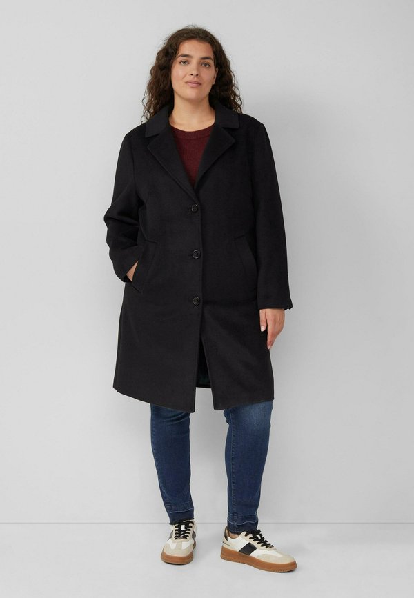 s.Oliver Classic coat - schwarz