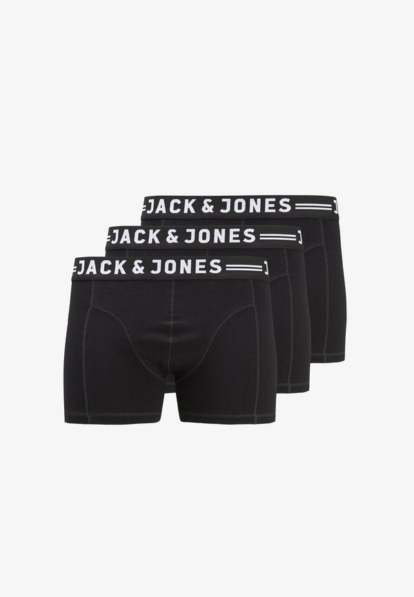 Jack & Jones JACSENSE PLUS SIZE 3 PACK - Trunks - black