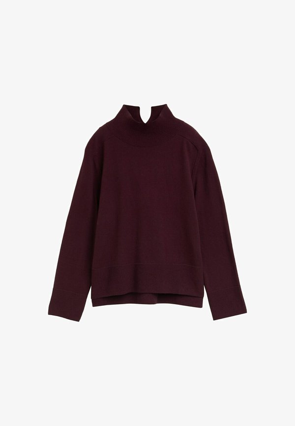 TOM TAILOR Jumper - dark red mélange