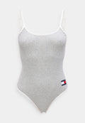 HERITAGE LOGO RIBBED SCOOP BACK BODYSUIT Media 1