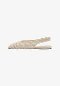 Mango ADULT - Slingback ballerina shoes - white