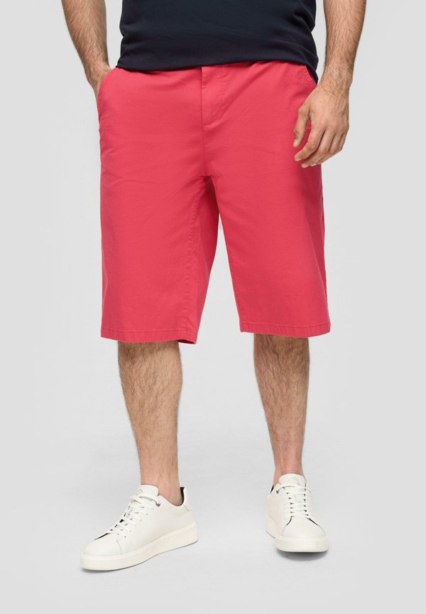 s.Oliver BERMUDA MIT SCHLAUFEN - Shorts - himbeere