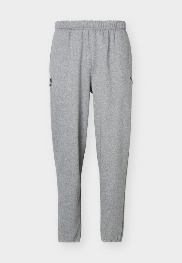Puma FUNDAMENTALS - Tracksuit bottoms - medium gray heather