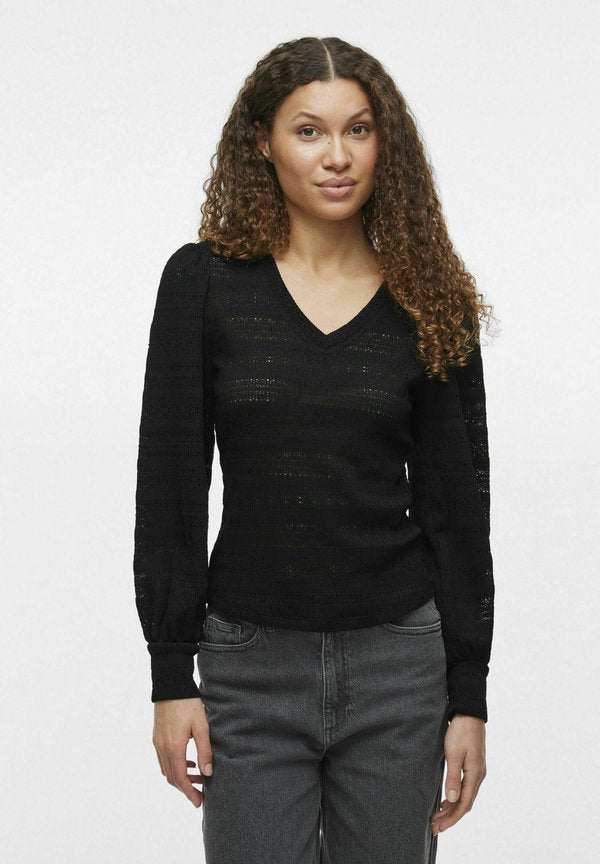 VILA Long sleeved V-neck