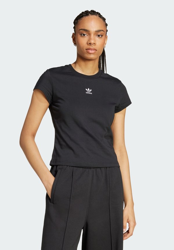 adidas Originals ESS SLIM TEE - Basic T-shirt - black