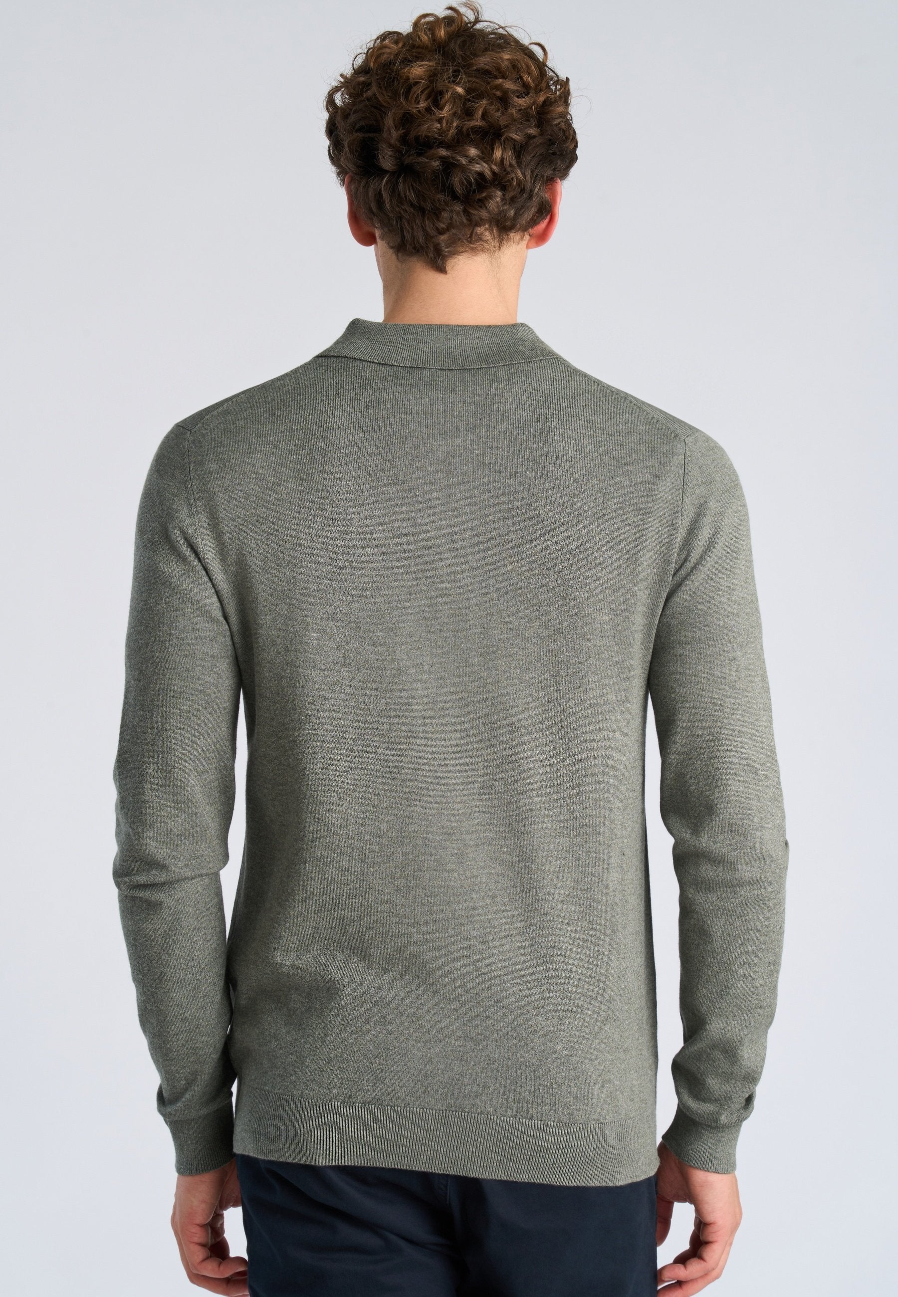 ECOVERO L/S ZIP POLO Media 4