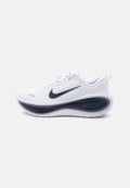 Nike Performance VOMERO PLUS - Road running shoes - white/midnight navy/green spark/world indigo/football grey