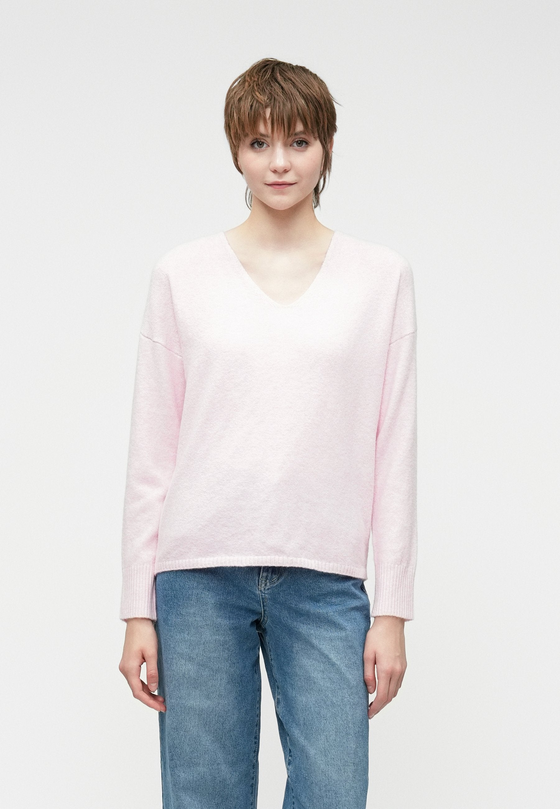 ONLY ONLRICA LIFE L/S V-NECK PULLO KNT NOOS