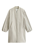 COLLAR WELT POCKETS DRAWSTRING AT SLEEVE HEM Media 1