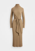 Lauren Ralph Lauren TIE-FRONT TURTLENECK DRESS