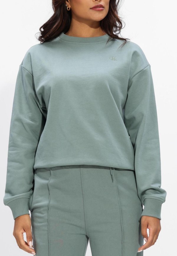 Calvin Klein ARCHIVE LOGO FRENCH - Sweatshirt - pno autumn green