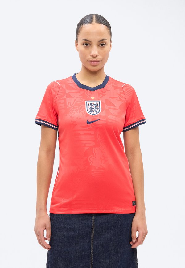 Nike Performance ENGLAND 2026/27 STADIUM AWAY - Football jersey - speed red/obsidian/white