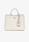 Guess GUESS TASCHE MERIDIAN II GIRLFRIEND SATCHEL - Handbag - weiß