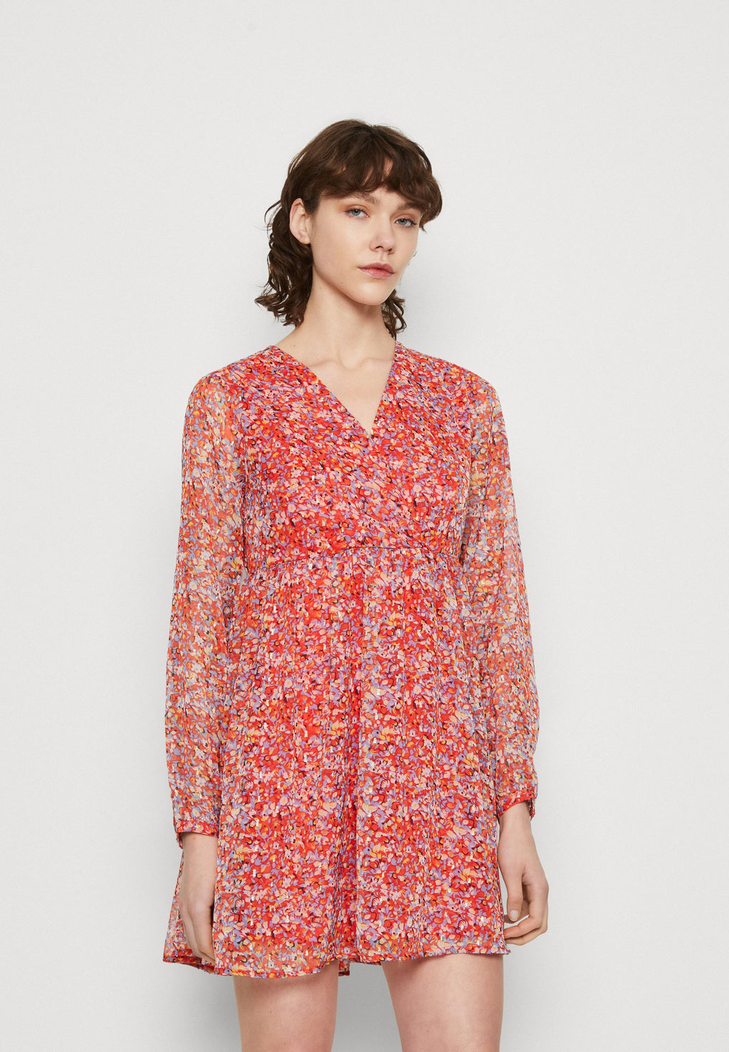 ONLDALIDA V NECK WRAP DRESS Media 3