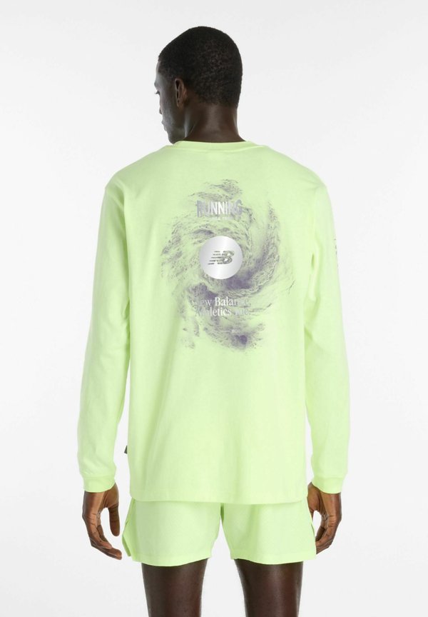 New Balance VORTEX LONG SLEEVE - Long sleeved top - afterglow