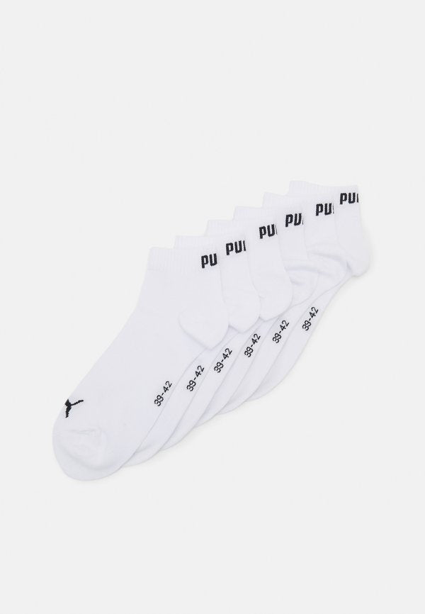 Puma UNISEX  6 PACK - Sports socks - white