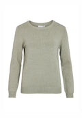 VILA VIRIL O-NECK L/S KNIT TOP - NOOS