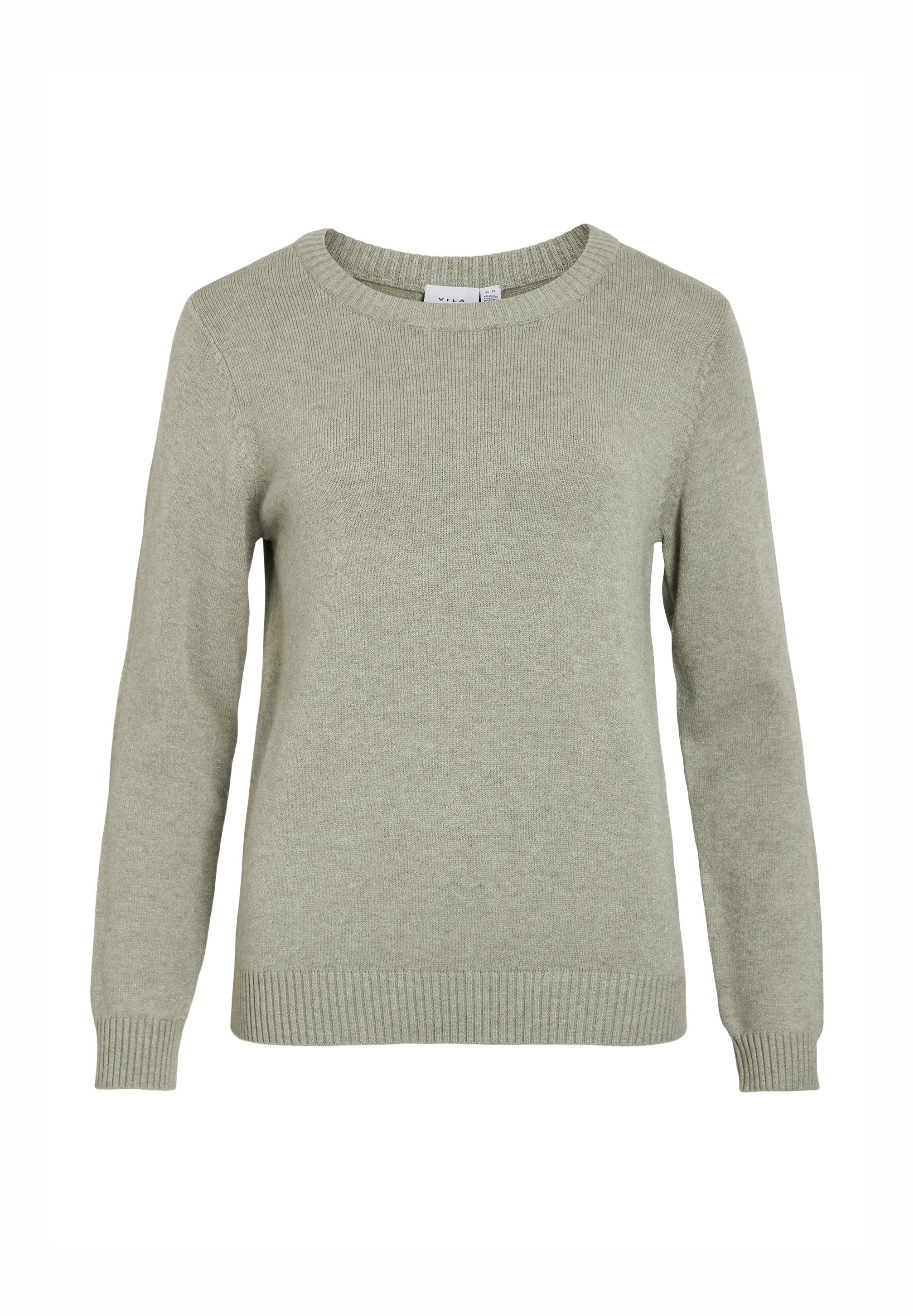 VILA VIRIL O-NECK L/S KNIT TOP - NOOS