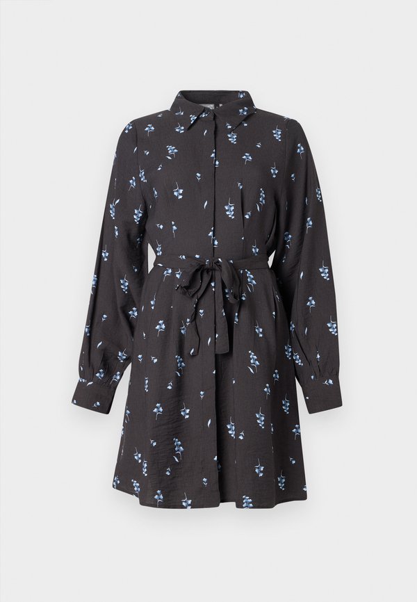 Vero Moda VMSONJA POLLY SHORT DRESS - Shirt dress - black